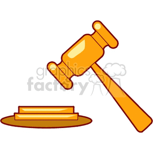 gavel801 clipart. Royalty-free image # 170549