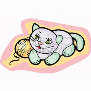 kittyball clipart. Royalty-free image # 171258