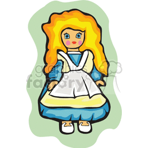little-girl-doll004 clipart. Royalty-free image # 171266