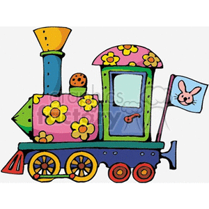 toy train clipart. Royalty-free image # 171474