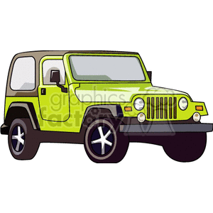 green 4x4 clipart. Royalty-free image # 171862