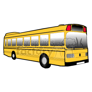   school bus buses  bus_00001 Clip Art Transportation yellow big 