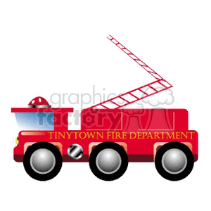   fire truck trucks emergancy vehicle  TOYFIREENGINE01.gif Clip Art Transportation Land 