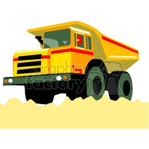  truck trucks autos vehicles heavy equipment dump   transportb056 Clip Art Transportation Land 