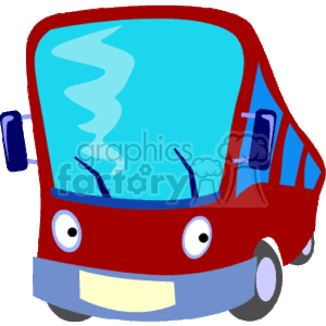 Cartoon bus clipart. Royalty-free image # 173165