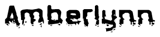 The image contains the word Amberlynn in a stylized font with a static looking effect at the bottom of the words