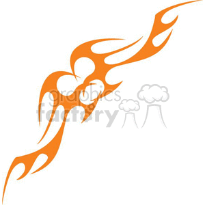 0084 symmetric flames clipart. Royalty-free image # 368586