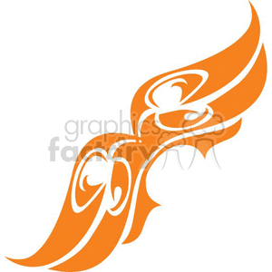 0092 symmetric flames clipart. Royalty-free image # 368602