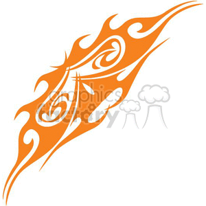 0072 symmetric flames clipart. Royalty-free image # 368624