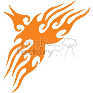 0049 symmetric flames clipart. Royalty-free image # 368632