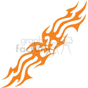 0073 symmetric flames clipart. Royalty-free image # 368672