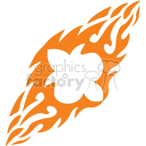 0017 symmetric flames clipart. Royalty-free image # 368690