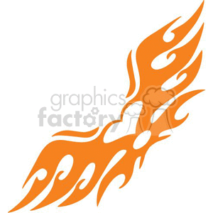 0012 symmetric flames clipart. Royalty-free image # 368694