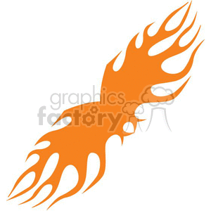 0021 symmetric flames clipart. Royalty-free image # 368738