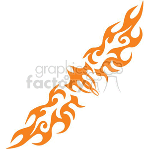 0047 symmetric flames clipart. Royalty-free image # 368754