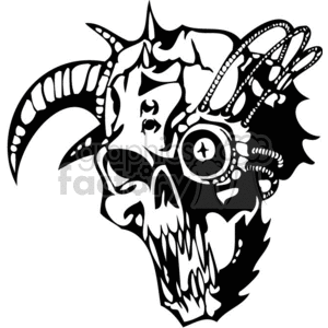 skulls-159 clipart. Commercial use image # 368796