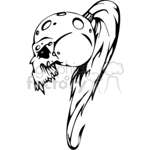 skull bone head skeleton tattoo art vinyl