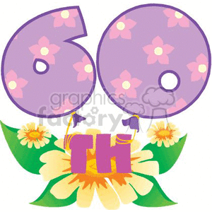 birthday birthdays anniversary anniversaries celebration celebrate flower flowers 60 60th