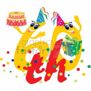 60th clipart. Royalty-free image # 369136