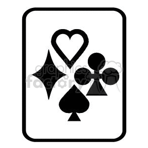 vector vinyl-ready vinyl ready black white game games card cards spades hearts diamonds clubs