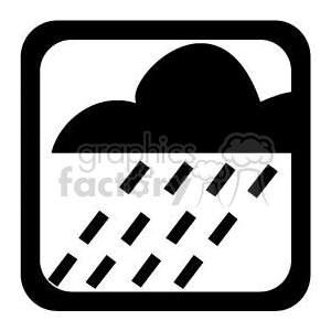 vector vinyl-ready vinyl ready clip art images graphics signage season seasons weather rain cloud clouds spring icon black+white summer storm storming
