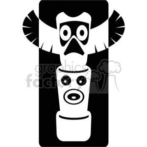 totem pole clipart. Royalty-free image # 371956