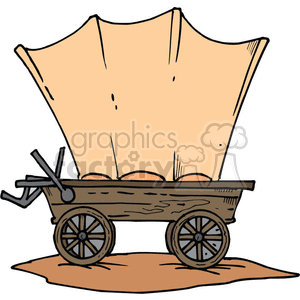 Covered Wagon clipart.