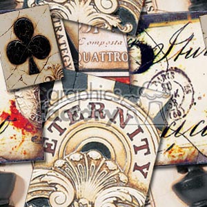 background backgrounds tiled wallpaper eternity spade spades tiles antique antiques card cards vintage weathered