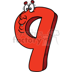 clipart - number 9.
