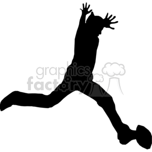 silhouette football player clipart. Royalty-free image # 373831