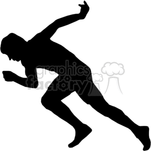 Man running clipart. Commercial use image # 373911