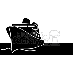 transportation vector vinyl+ready cutter black+white ship ships cruise yacht