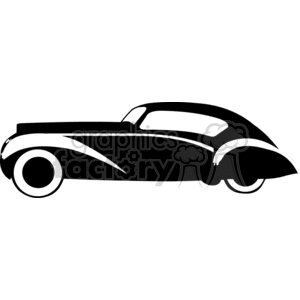 transportation vector vinyl-ready viny ready cutter clipart clip art eps jpg gif images black white car cars old antique antiques classic auto automobile automobiles