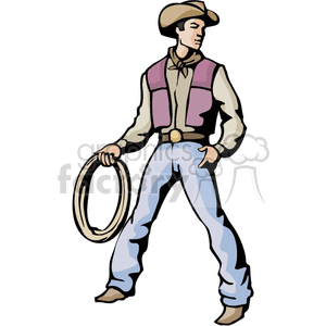 cowboys 4162007-150 clipart. Commercial use image # 374166