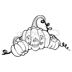 Pumpkin patch clipart. Commercial use image # 144816