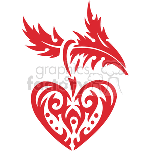 Christmas heart decoration clipart. Royalty-free image # 374934
