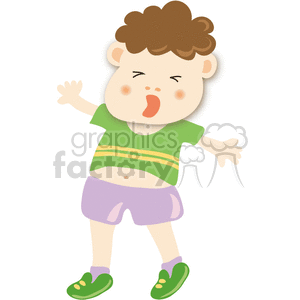 Boy yelling clipart. Commercial use image # 375525