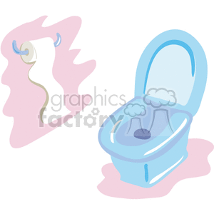 Bathroom toilet clipart. Commercial use image # 375545
