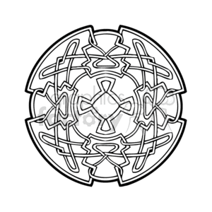 celtic design 0110w clipart. Royalty-free image # 376639