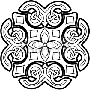 celtic design 0085w clipart. Royalty-free image # 376654