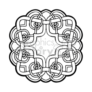 celtic design 0129w clipart. Royalty-free image # 376684