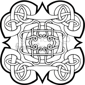 celtic design 0011w clipart. Royalty-free image # 376704