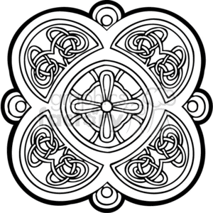 celtic design 0049w clipart. Royalty-free image # 376719