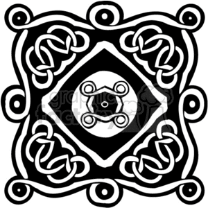 celtic design 0089b clipart. Royalty-free image # 376734