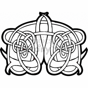 celtic design 0022w clipart. Royalty-free image # 376769