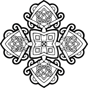 celtic design 0066w clipart. Royalty-free image # 376904
