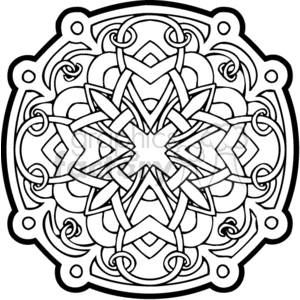 celtic design 0032w clipart. Royalty-free image # 376909