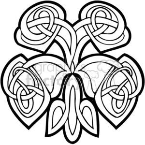 celtic design 0100w clipart. Royalty-free image # 376929
