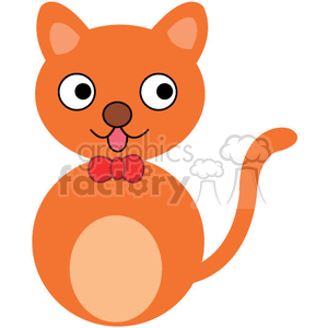 Cartoon toy cat clipart. Royalty-free image # 376986