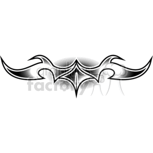 Tribal Bat tattoo  clipart. Royalty-free image # 377666